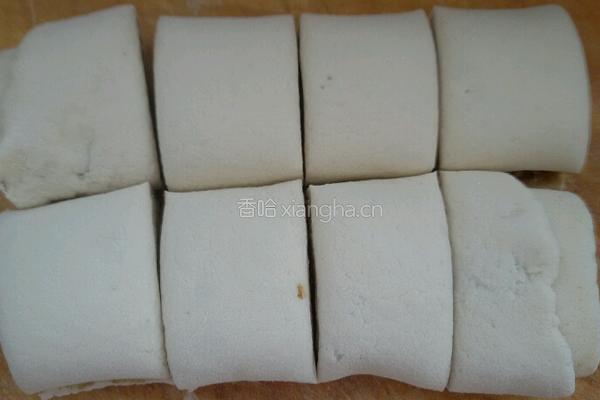 麻酱花卷。的做法图解4