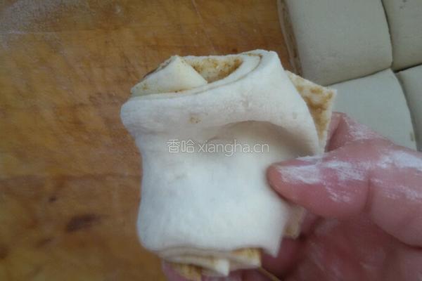 麻酱花卷。的做法图解5