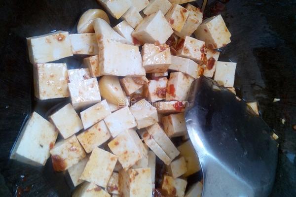 红烧豆腐的做法图解5