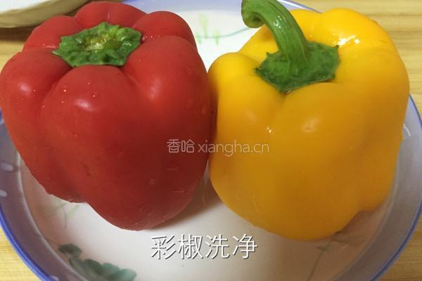 彩椒三丝的做法图解1