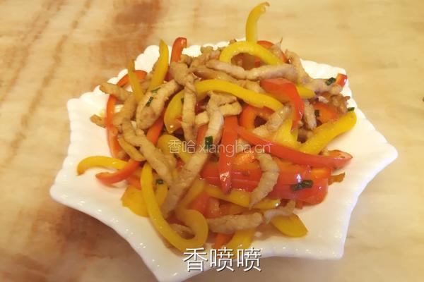 彩椒三丝的做法图解6