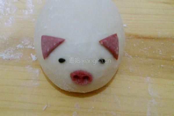 小猪奶黄包的做法图解14
