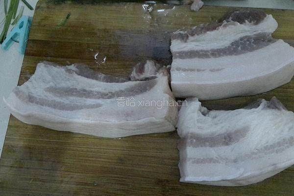 小葱红烧肉的做法图解1