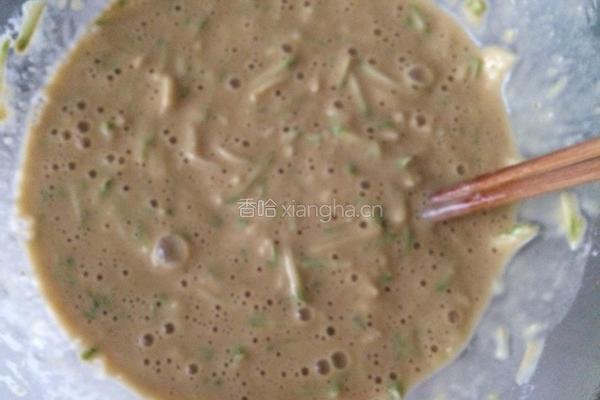 西葫芦软饼的做法图解4