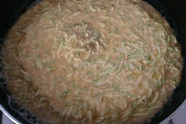 西葫芦软饼的做法图解6