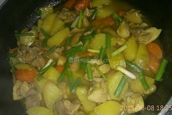 咖喱土豆鸡肉饭的做法图解8