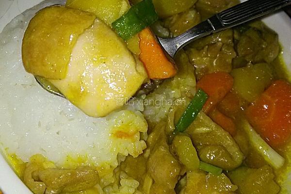 咖喱土豆鸡肉饭的做法图解9