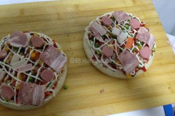 培根披萨的做法图解4