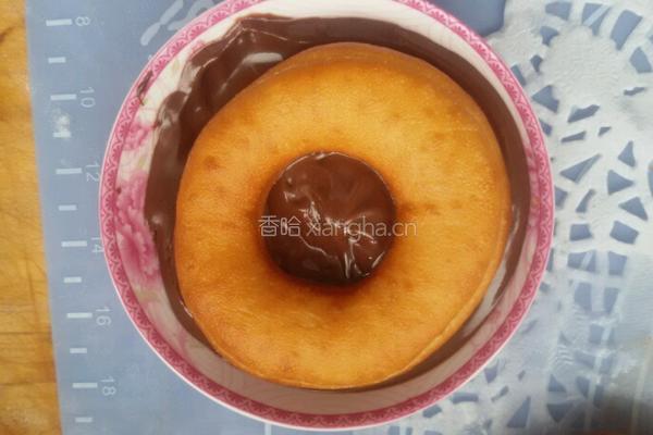 巧克力彩针甜甜圈。的做法图解6