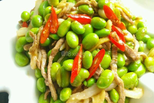 毛豆米炒肉丝的做法图解8