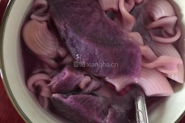 紫薯通心粉螺旋粉薏米糖水
