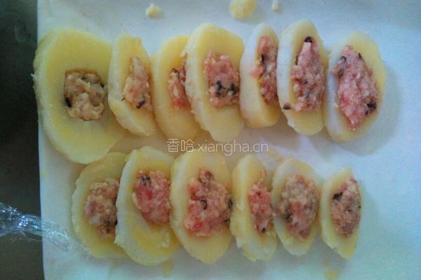 肉泥土豆饼的做法图解3