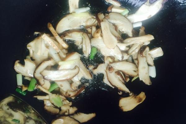 香菇韭菜苔的做法图解3