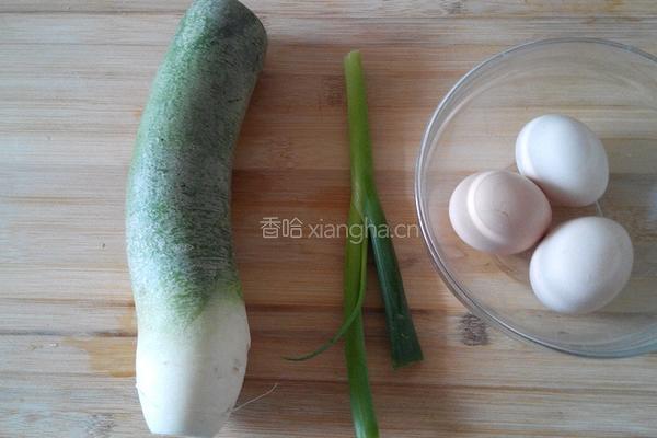 萝卜面疙瘩汤的做法图解1
