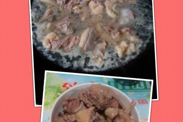 土豆焖鸭的做法图解2