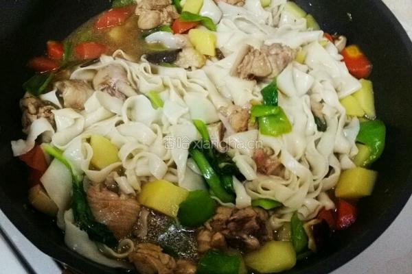 大盘鸡拌面的做法图解7