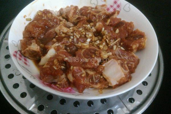 排骨蒸陈村粉的做法图解4