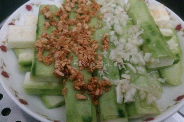 金银蒜蒸丝瓜的做法图解5