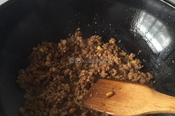肉沫杏鲍菇的做法图解4