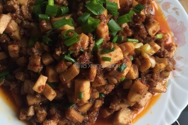 肉沫杏鲍菇的做法图解6