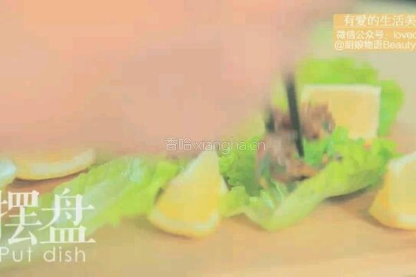 风情黑椒牛肉生菜卷的做法图解12