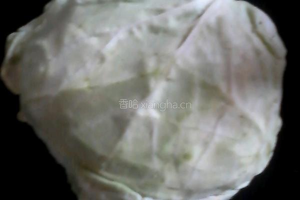 五花肉炒包菜的做法图解1