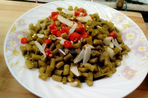自制酸豆角炒肉末――JIARU 的做法图解2