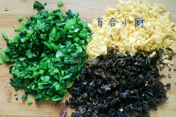 木耳青菜包的做法图解5