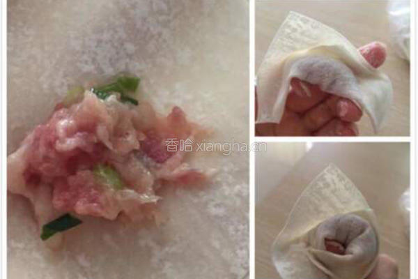 鲜肉小馄饨的做法图解2