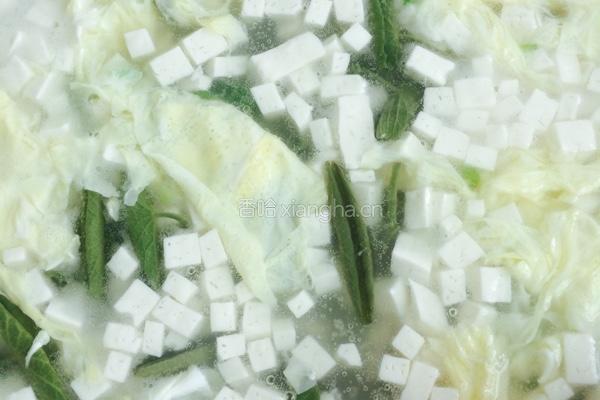 莼菜豆腐羹的做法图解9