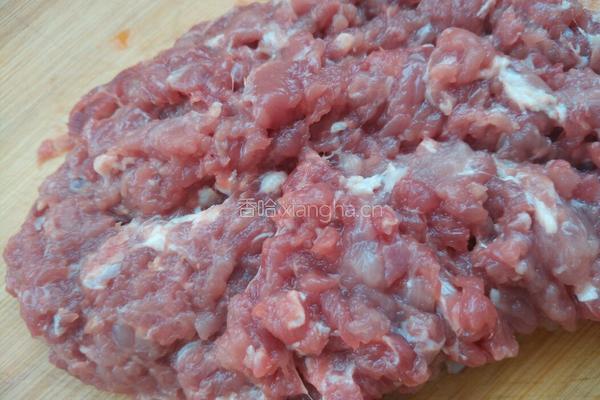自制酸豆角炒肉末的做法图解3