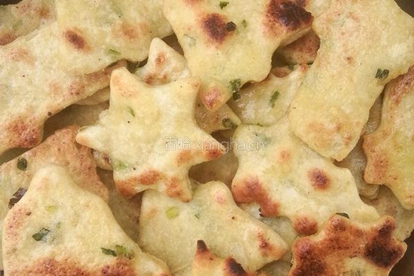 豆渣葱油饼的做法图解3