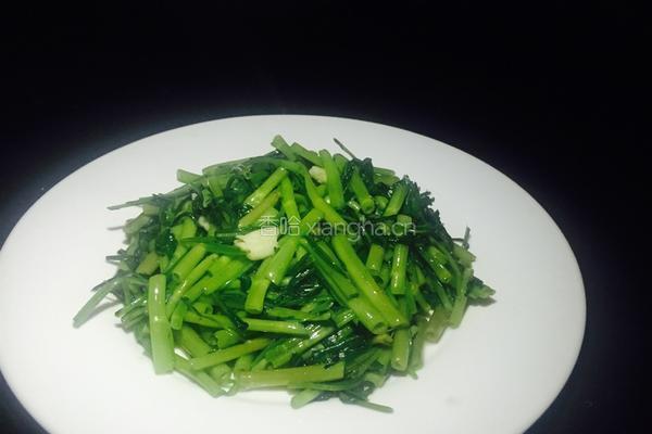 蒜泥空心菜的做法图解3
