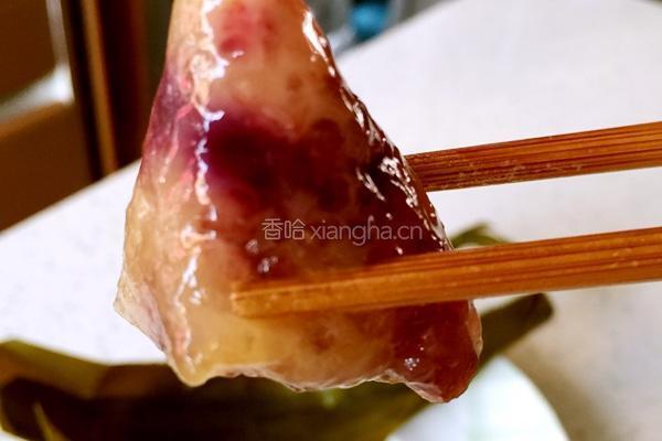 水晶迷你紫薯粽子的做法图解8