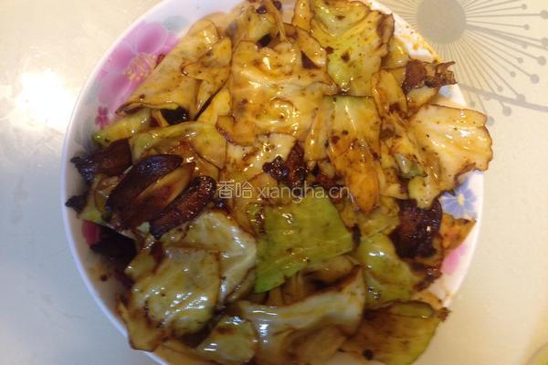 腌肉包菜的做法图解4