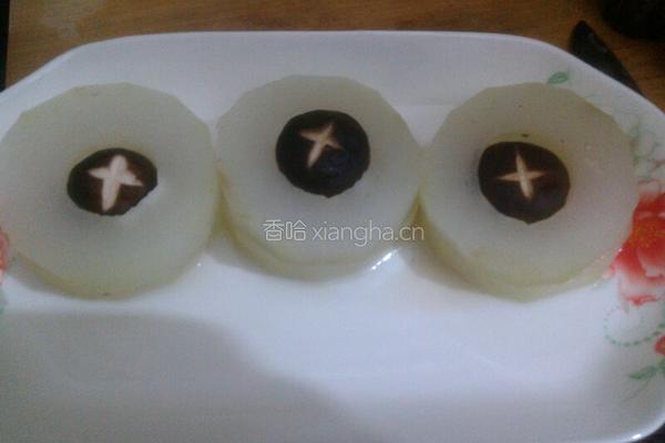 香菇扣瓜甫的做法图解4