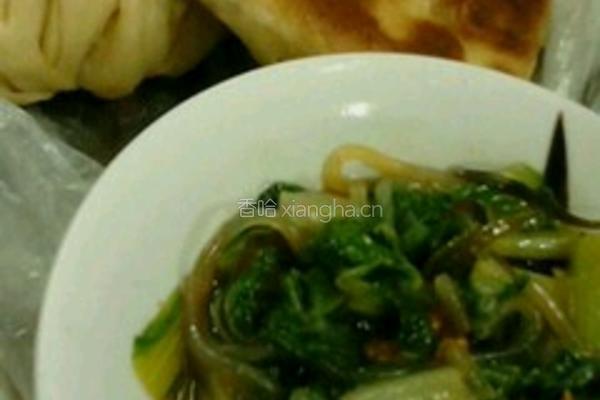 小白菜粉条的做法图解5