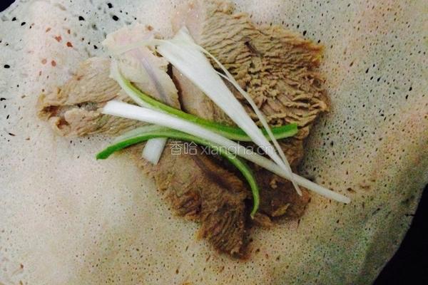 片卷鸭肉?的做法图解3