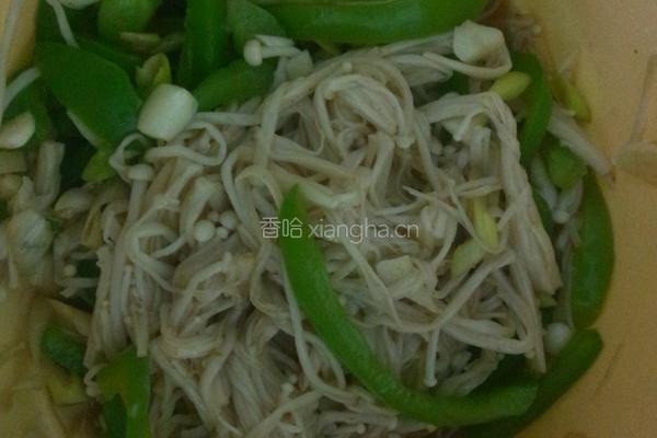 凉拌金针菇