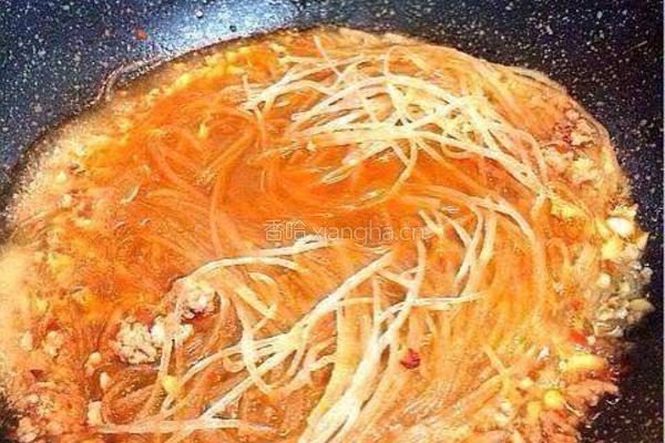 蚂蚁上树的做法图解7