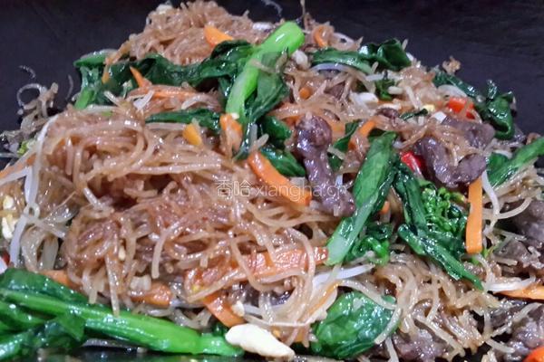 牛肉炒米粉的做法图解6