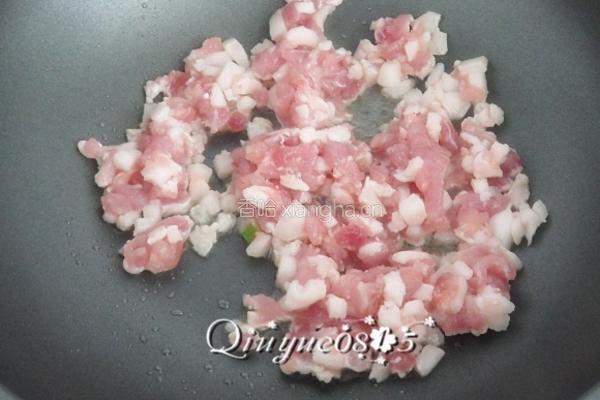 肉丁炒豇豆的做法图解4