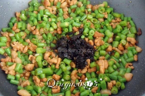 肉丁炒豇豆的做法图解7