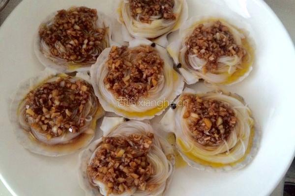 蒜蓉粉丝扇贝的做法图解4