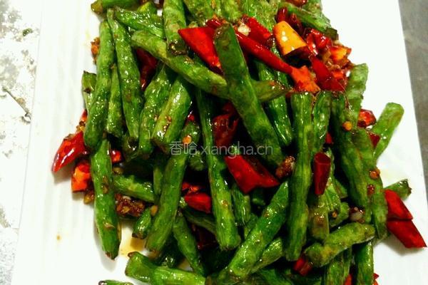 干煸四季豆的做法图解6