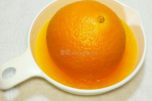 柳橙果凍的做法图解4