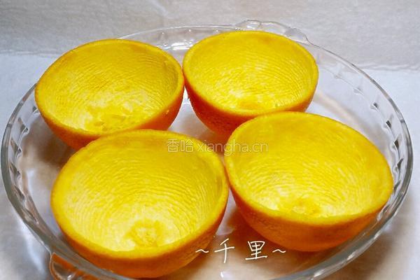 柳橙果凍的做法图解5