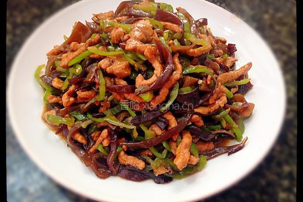 青椒肉丝的做法图解4