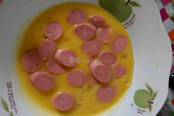 鸡蛋火腿饼的做法图解1