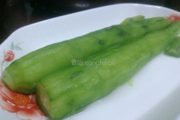 原条蒸丝瓜的做法图解3